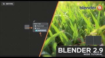 Creating the Grass Mesh Using Displacement | Blender 2.9 | Hobbit Door Environment