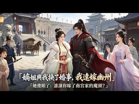 嫡姐與我換了婚事，我遠嫁幽州，半年後，堂姐見到我的夫君，很疑惑：我讓你嫁的是南宫家二公子，誰讓你嫁這個魔頭？ 我：不都是姓南宫嗎？#有聲小說 #情感故事#古言
