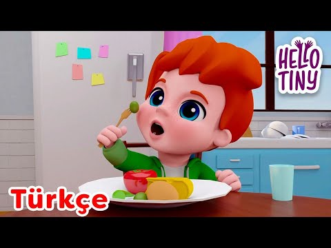 Küçük Ali Kalksana | Bebekler için şarkılar | Hello Tiny Türkçe