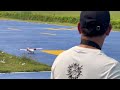 P68 xfly take off and landing on windy day