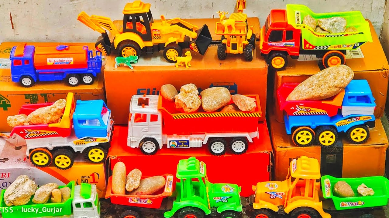 gadi wale cartoon video// gudda gudiya video car video truck and tractor and motorcycle video