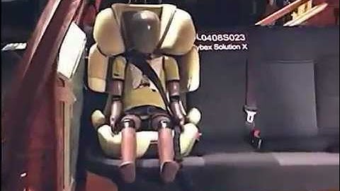 CYBEX Solution X2-fix:Crash Test Impacto Lateral