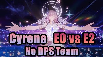 Cyrene E0 vs E2 No DPS Team vs Anomaly Arbitration Aquila | Honkai Star Rail 3.7 V3