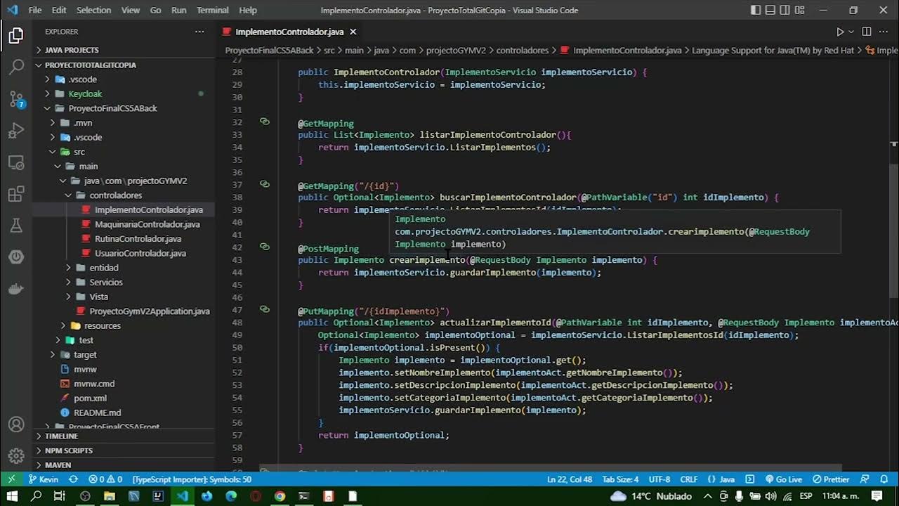 Crud API REST (MySQL, SpringBoot, AngularJS y KEYCLOAK YouTube