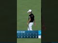 오늘 5타를 줄인 김효주의 18번 홀 먼 거리 버디펏⛳️👍 현재 공동 선두입니다!! #lpga #golf #골프 #김효주