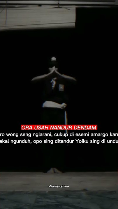 Story WA PSHT 'Ngunduh Wohing Pakarthi.'(Siapa yang berbuat pasti akan menerima hasil perbuatannya)