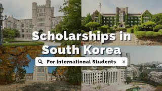 Top 5 University Scholarships in South Korea for International Students