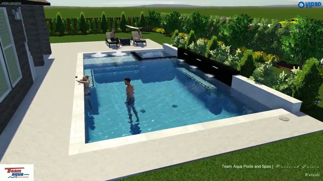 Wetuski 3D Pool Design (Updated Spa Location and Bench under Water Features)