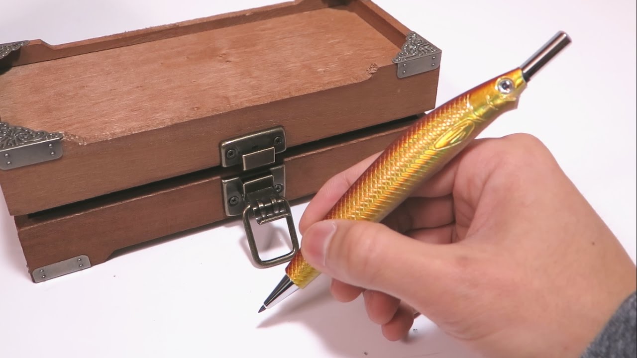 I made a mechanical pencil with a lure, box of antique design and