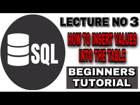 How to insert values into the Table MYSQL  || Inserting Data into the tables.