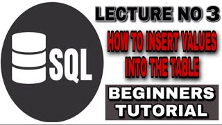 How to insert values into the Table MYSQL  || Inserting Data into the tables.