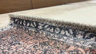 Kıvrılmış kilim kenarı nasıl düzeltilir?