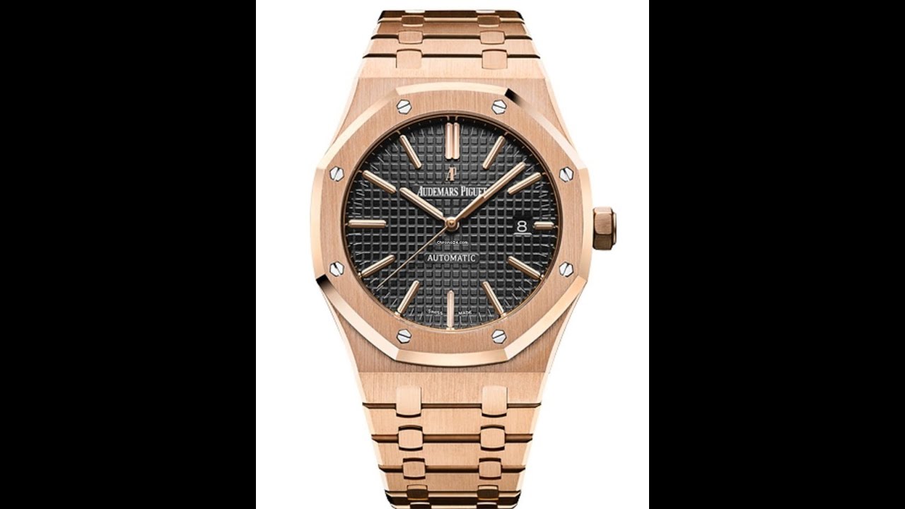 Original Audemars Piguet Royal Oak  AP  Pink Gold  Black Dial  The Pakwatch Club  In Urdu