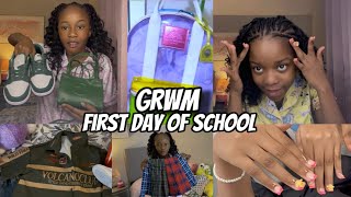 Grwm First Day Of School 6 Grade Year And 4Th Grade Outfit Morning Routine More