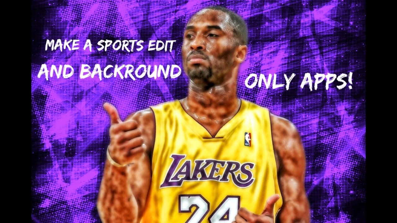 How To Make Sports Edit w/ Background!!! All Apps! YouTube