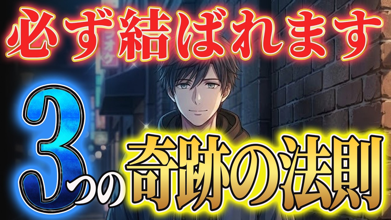 【統合は近い】ツインレイ同士は必ず結ばれる！？衝撃の３つの法則とは？手放すことで再会できる【サイレント期間】