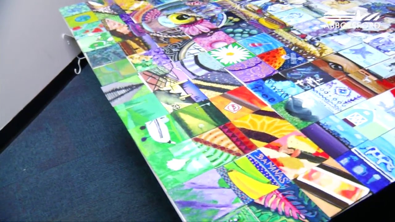 City of Abbotsford   Canada 150 Mosaic Unvailing