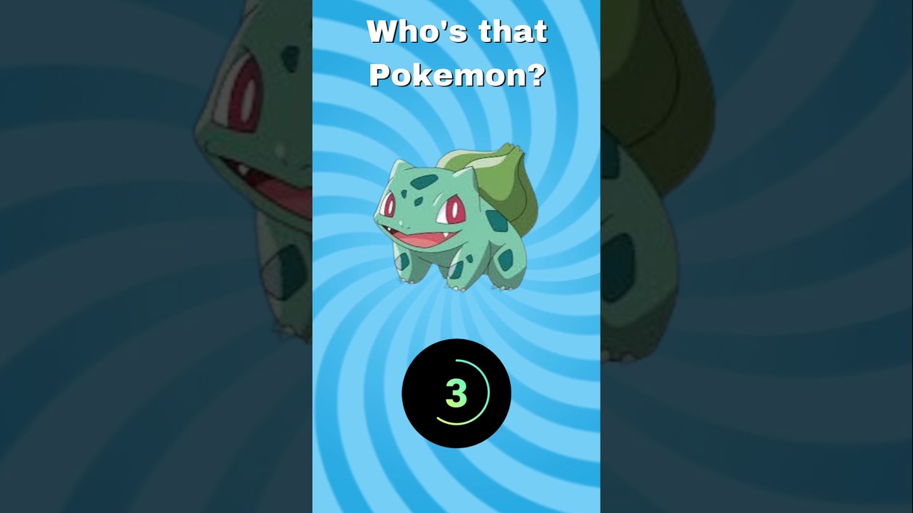 Guess the Pokémon Challenge! 
