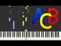 ABC Song - Easy Piano by MedleyNotes