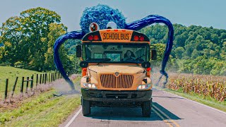 A Girl’s Evil Drawings Turn Into Real Monsters That Hunt Her Classmates on a School Bus