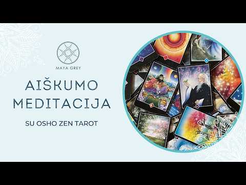 2026 birželis - AIŠKUMO MEDITACIJA SU OSHO ZEN TAROT