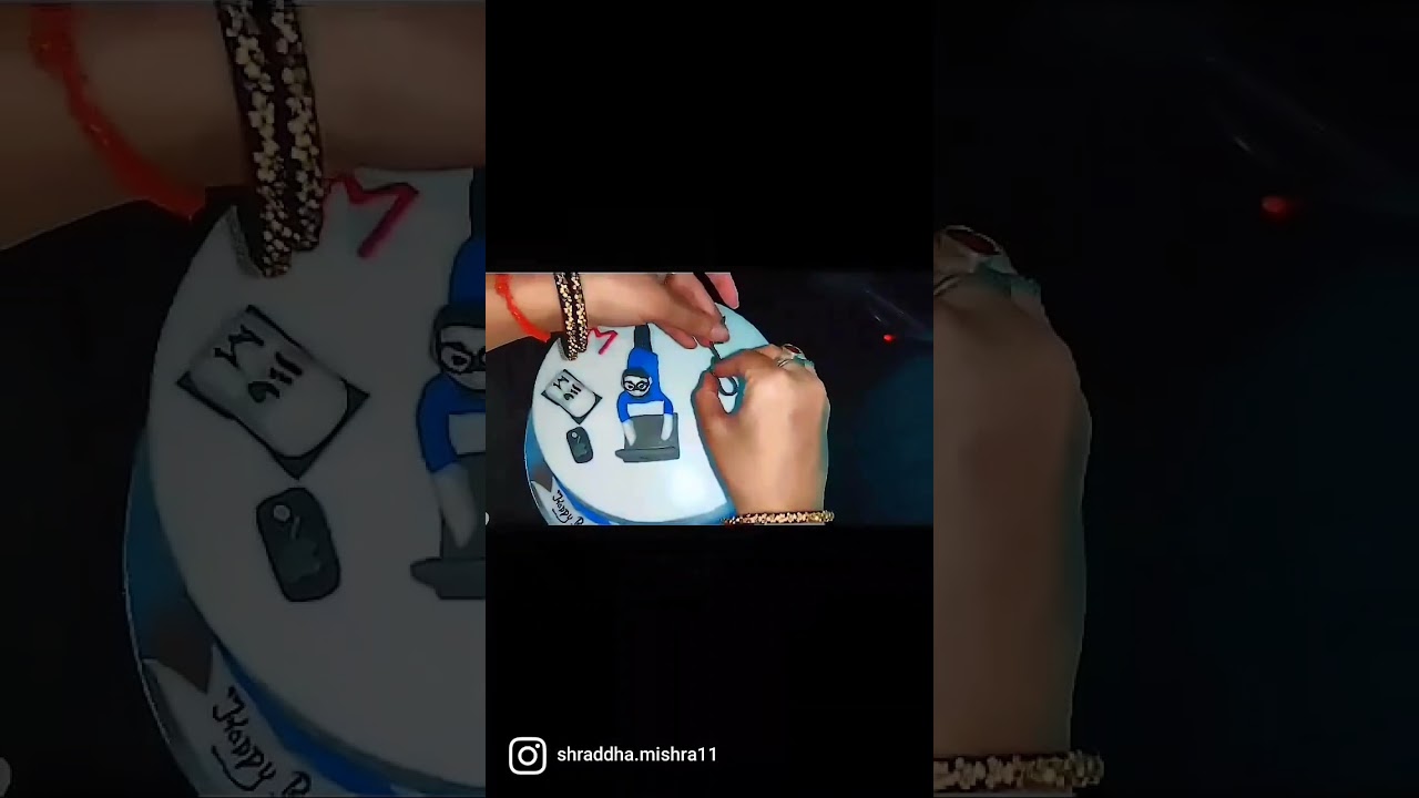 Work From Home Theme Cake 