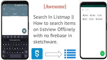 [Best] Search In Listmap||How to search items on listview Offlinely with no firebase in sketchware.