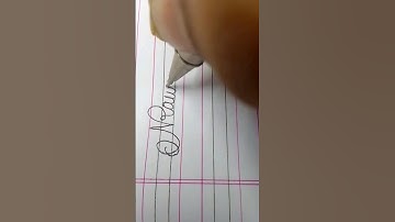 Nawaz Name Calligraphy #youtubeshorts #viralvideo