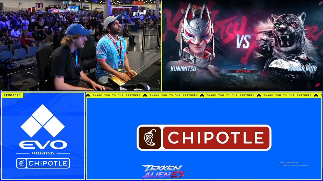 TM RB | Arslan Ash 🇵🇰 (Kunimitsu) vs YoCheeseBurgers 🇺🇸 (Armor King) ➤ EVO 2026 - Day 1 - Tekken 8