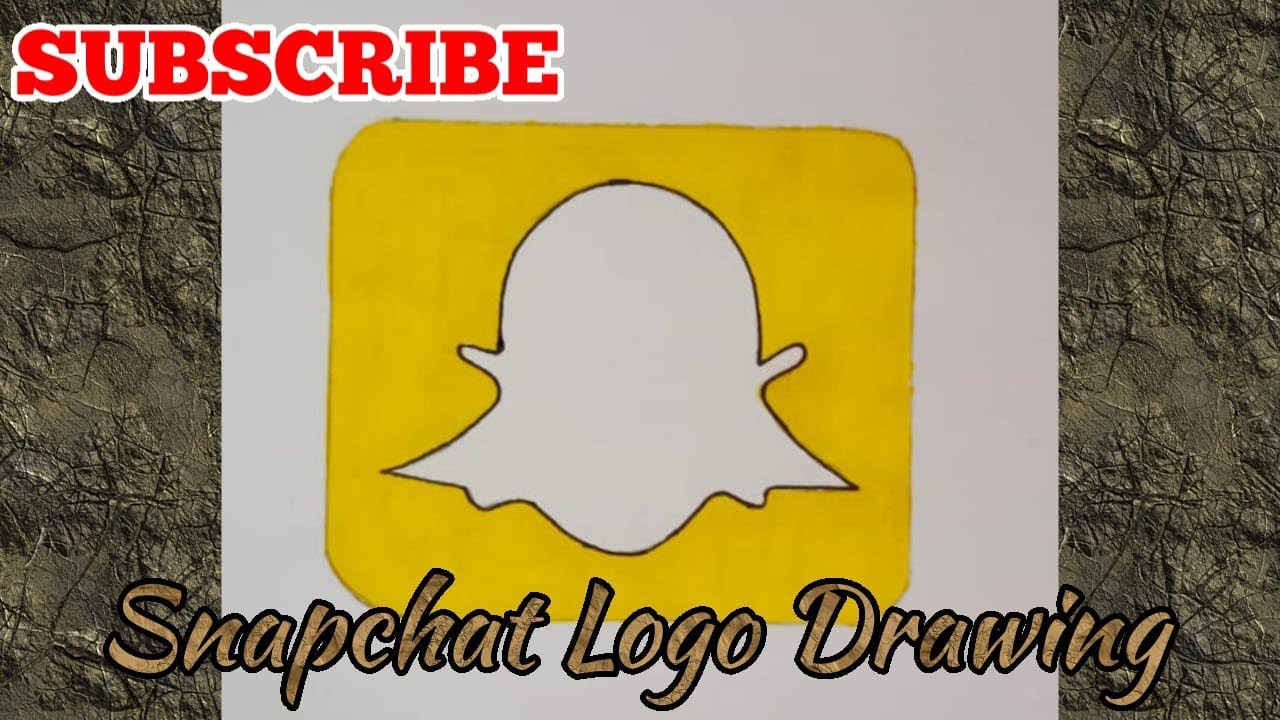 HOW TO DRAW THE SNAPCHAT LOGO || Iqra Drawing and Sketches - YouTube