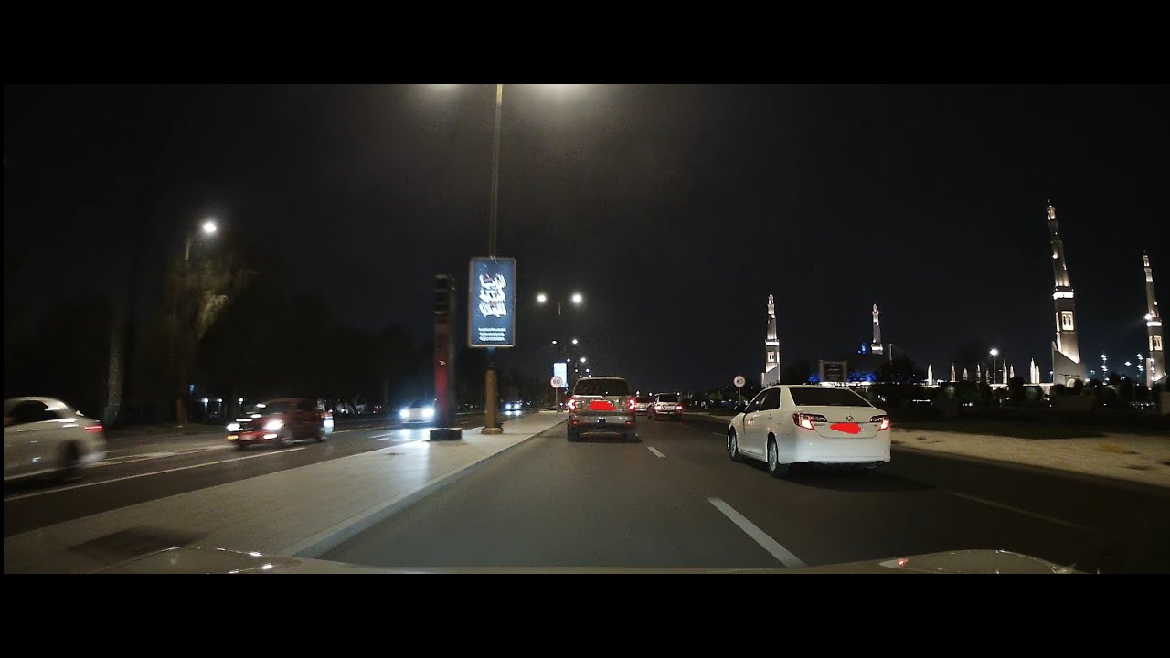 Driving from Al Ain to Abu Dhabi (4K)