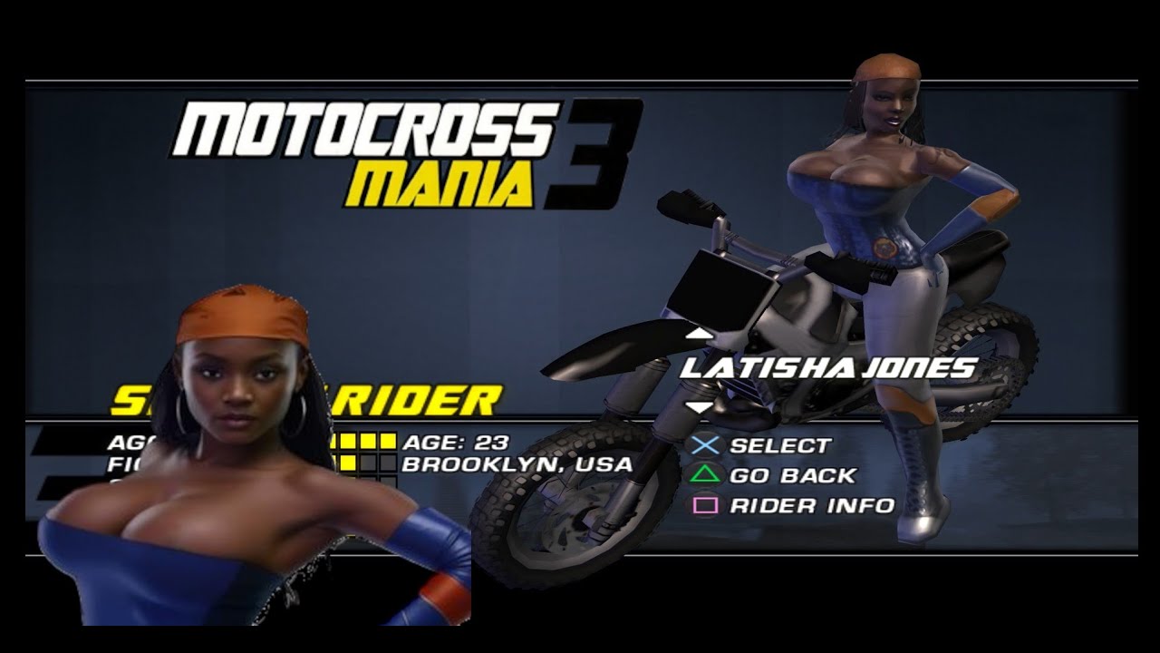 Motocross Mania 3 [PS2] Latisha [Hardcore] Championship mode 1080p