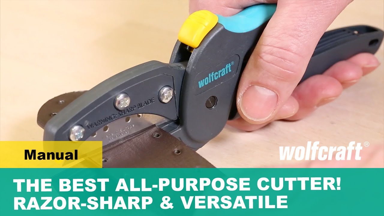 The Best All-Purpose Cutter! Razor-Sharp & Versatile - wolfcraft