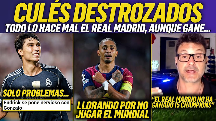 🚨The Club World Cup unhinges anti-Madridism: Criticism of Real Madrid and tears from Raphinha