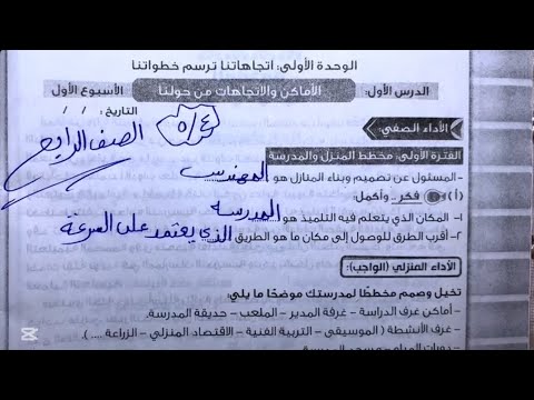 حل صفحة 4 و 5 كتاب الاداء والتقييمات دراسات الأماكن والاتجاهات من حولنا للصف الرابع الترم اول 2026