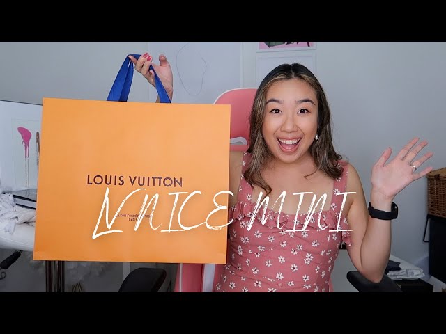 LOUIS VUITTON NICE MINI  Review, Price, & What Fits Inside with and  without Samorga Bag Organizer! 