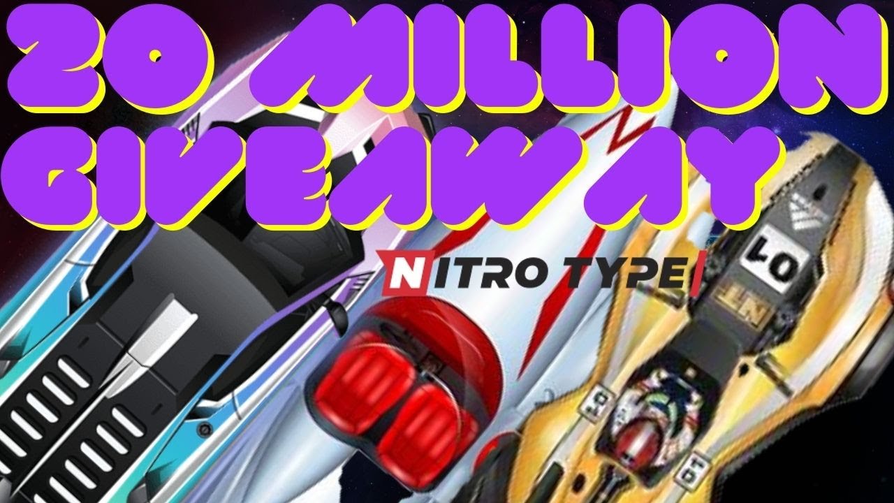 HUGE 20 MIL Nitro Type Giveaway! - YouTube