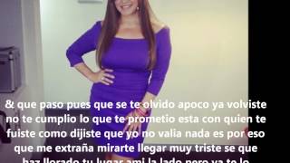 Que se te olvido- Jenni Rivera (con letra)