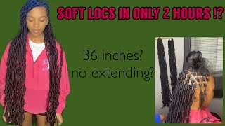 Soft Locs in Only 2 Hours?! | Quick & Easy Tutorial | Extended Locs | Beginner Friendly screenshot 5