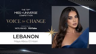 Empowering Lebanon: Miss Universe Maya Abou El Hosn's Call for Education Revolution