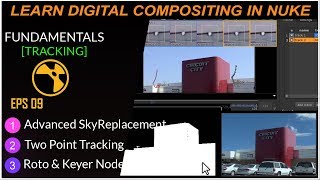 Famous sky replacement in nuke Advanced [Fundamental - EPS 09] || Sky Replacement in Nuke Profile