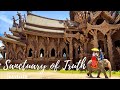 Sanctuary of Truth: Exploring the Magnificent Wooden Museum in Pattaya, Thailand (4K)
