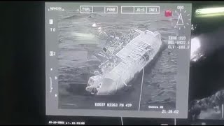 Thai navy hunts for missing marines after warship sinks