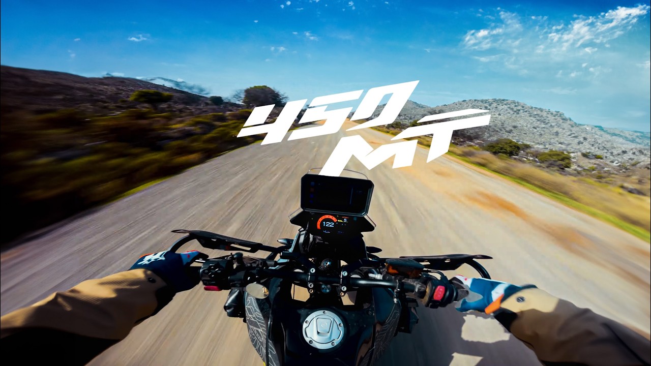 CF Moto 450MT | Limit-Testing On The Straights | Exhaust Sound Only