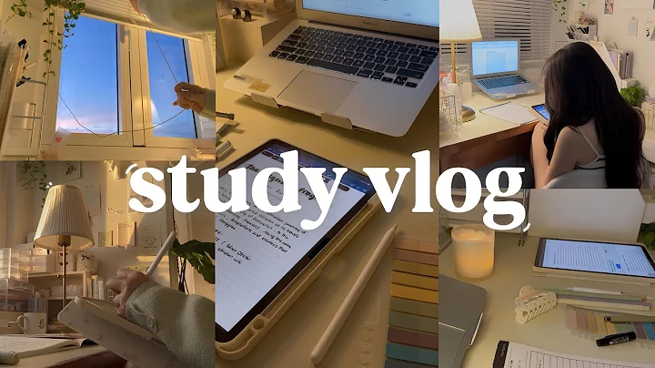 STUDY VLOG | 5:00 am, daily life, study motivation, digital painting, yoga, productive day ˚ ༘