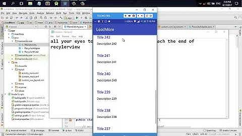 Endless Scrolling RecyclerView Tutorial for Android