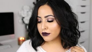 Fall Makeup Tutorial + Plum Lips  |MissTiffanyKaee