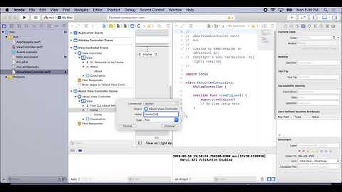 How to Go/Move from one View Controller to another in the same Window – MacOS - Xcode -Swift