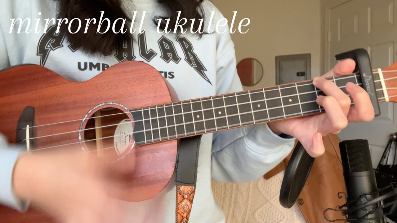 Mirrorball Taylor Swift EASY Ukulele Tutorial & play along YouTube
