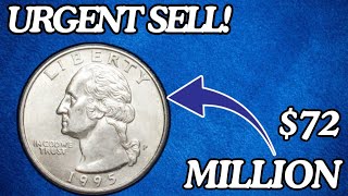 "$72 Million 1995 P Quarter Dollar - Worth a Fortune! Rare Coin Discovery!"